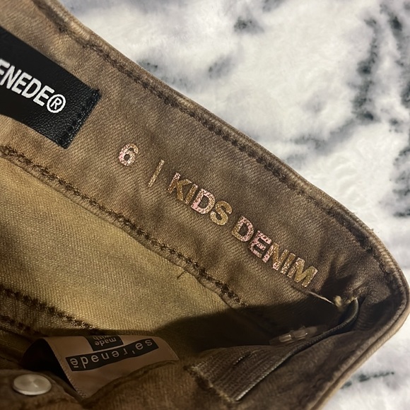 New with tag Tigers Eye Cargo  Jeans Serenede Size 6 Kids Denim . - Picture 13 of 15